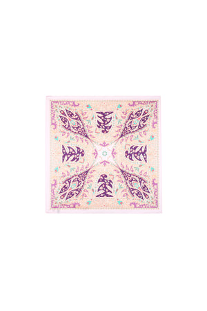Elegant Summer Scarf in Orange and Light Pink