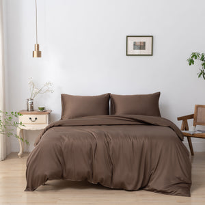 Dekbedovertrek 140X200 - Coffee Brown - Premium