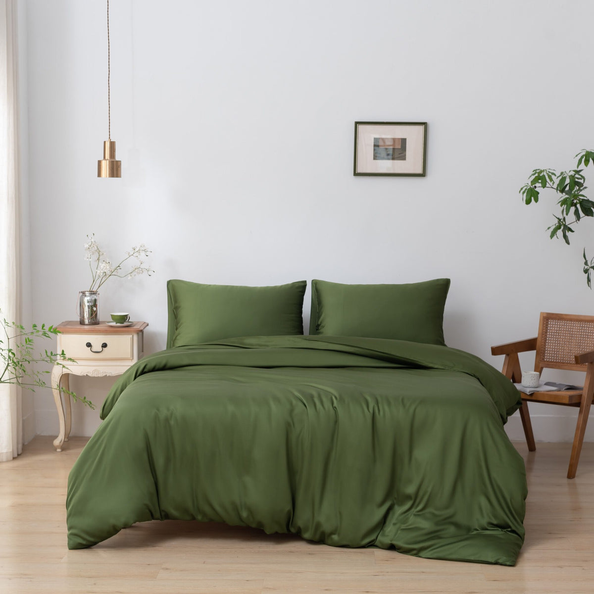 Dekbedovertrek 140X200 - Deep Moss - Premium