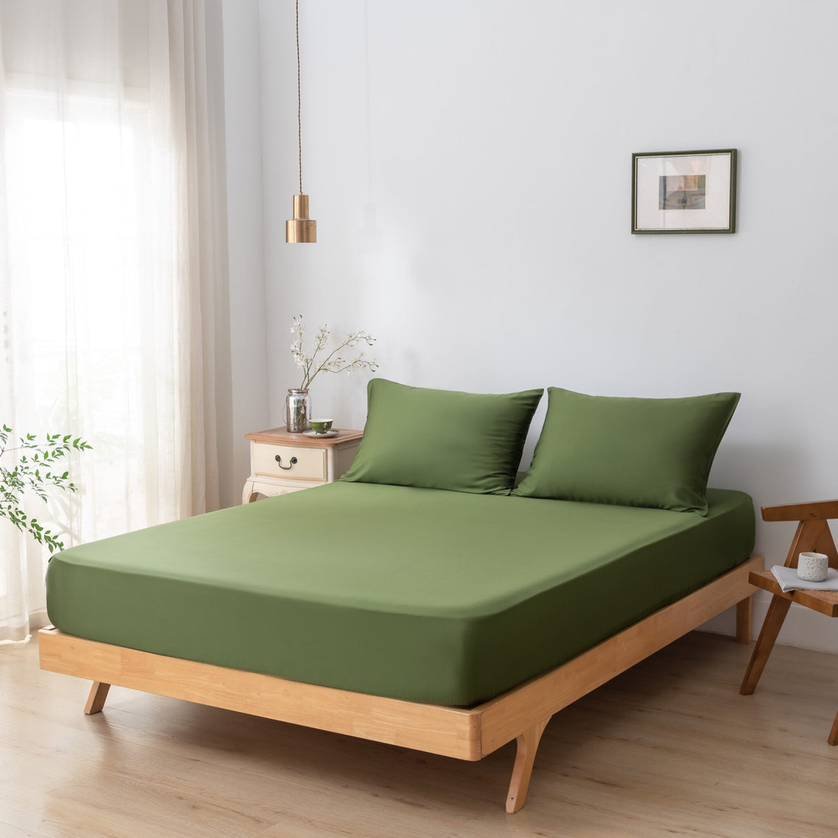 Beddengoedset 2-Persoons L - Deep Moss