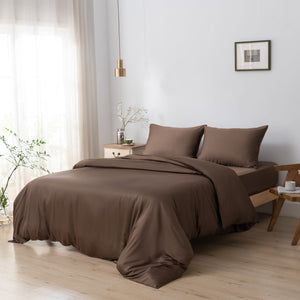 Dekbedovertrek 140X200 - Coffee Brown - Premium
