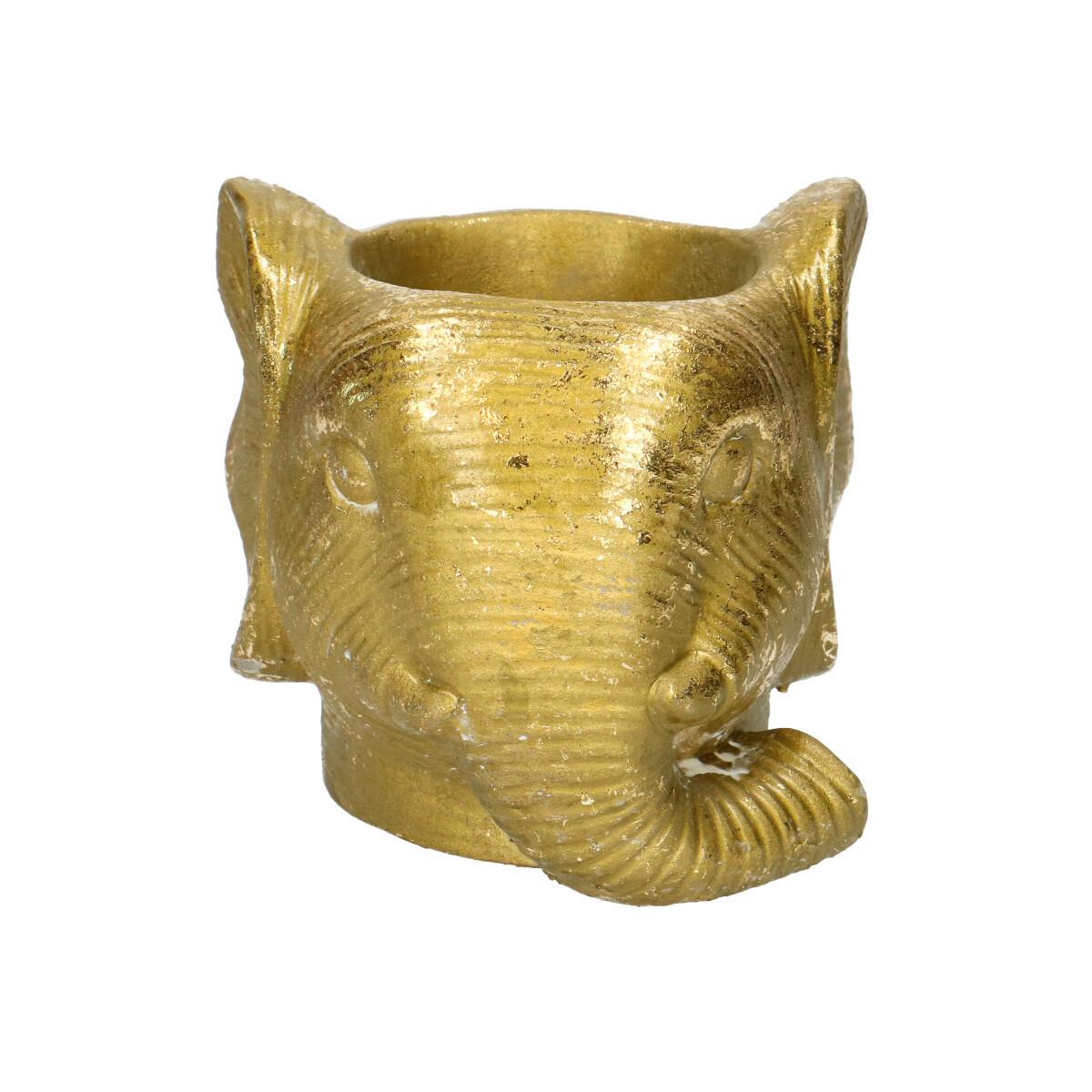 Planter Olifant D11/12x10cm - Goud - D11/12x10cm