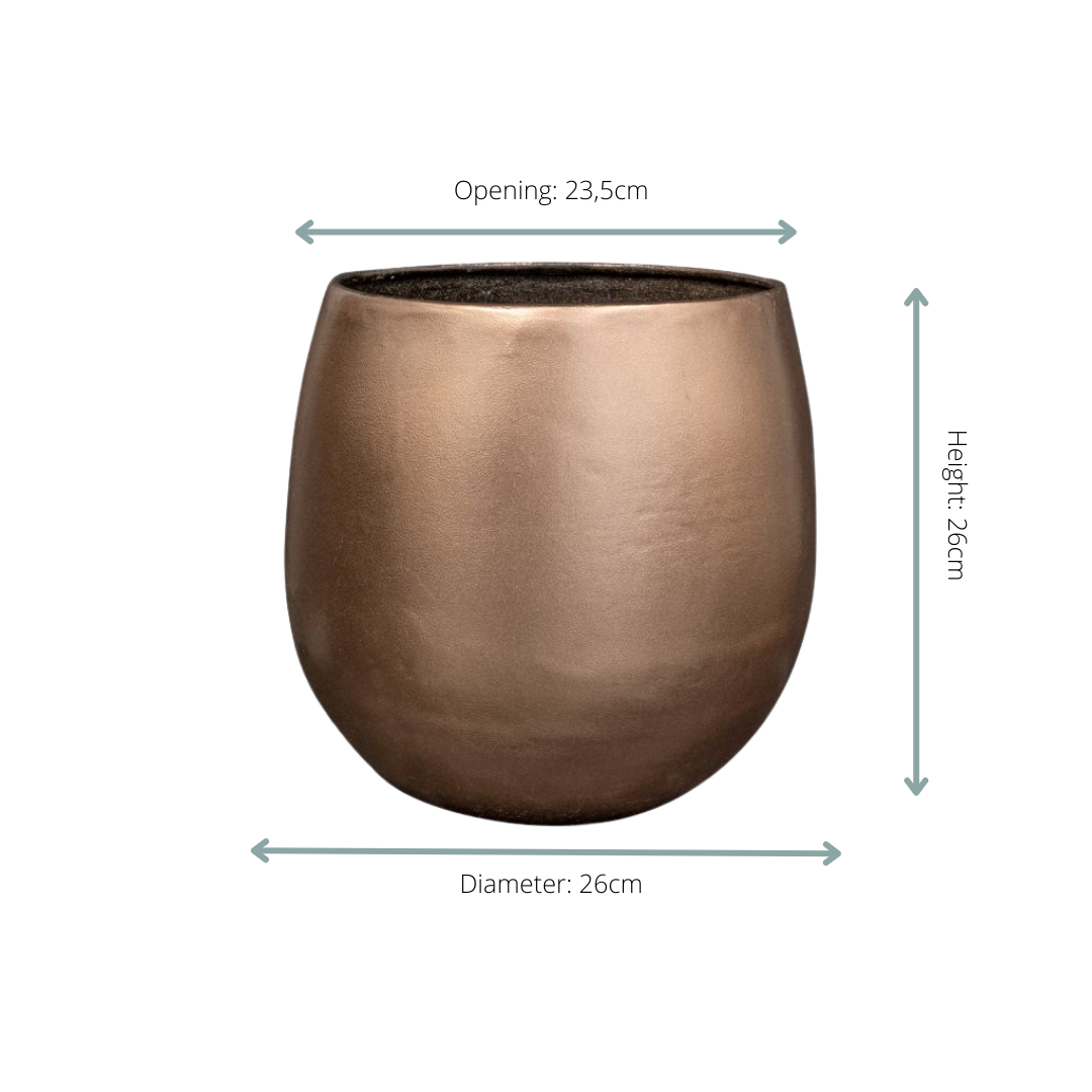 Pot Stijn goud - D26 x H26