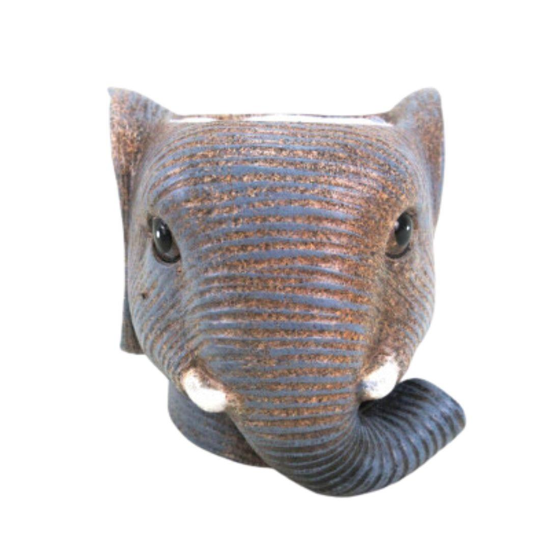 Planter Olifant D11/12x10cm - Grijs - D11/12x10cm