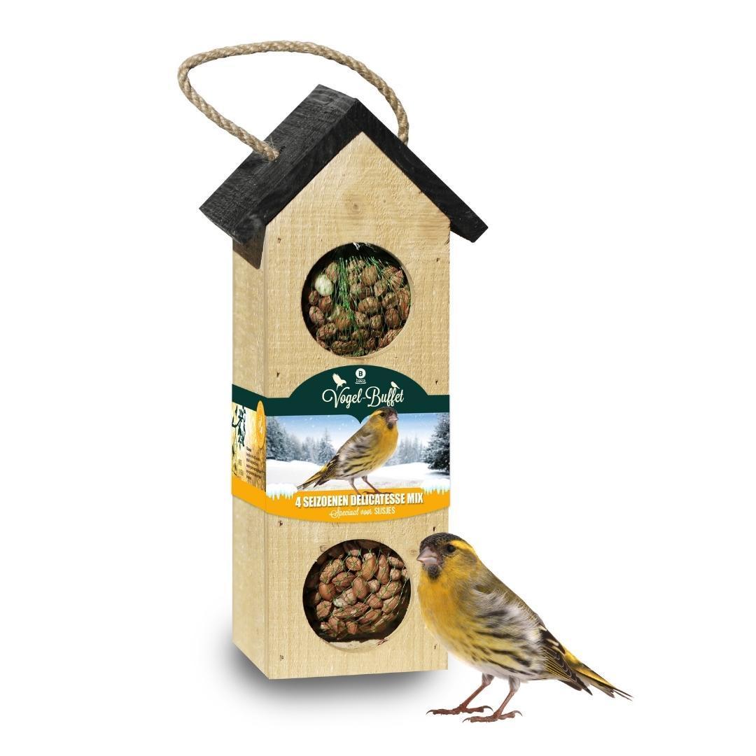 Bird-Buffet | Chalet feeder vogelhuisje | 500 gram - Boomklevers