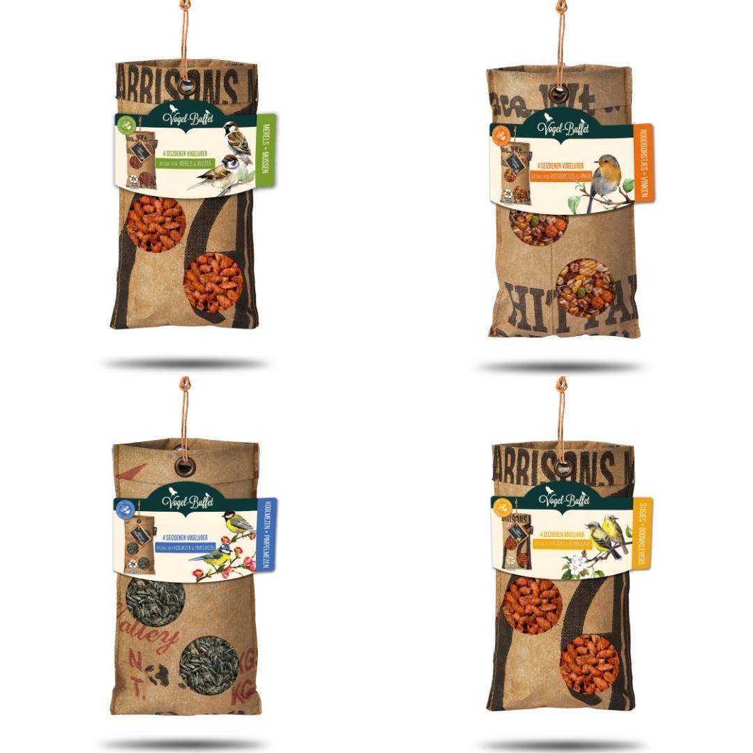 Bird Buffet | Bird Food ECO Bag Mix Set of 4 | 4x 300gr