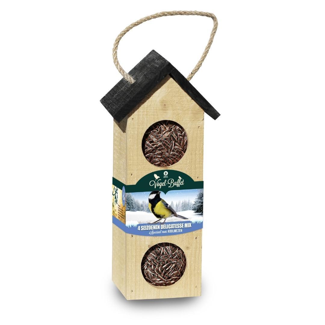 Bird Buffet | Chalet feeder birdhouse | 500 grams - Chickadees