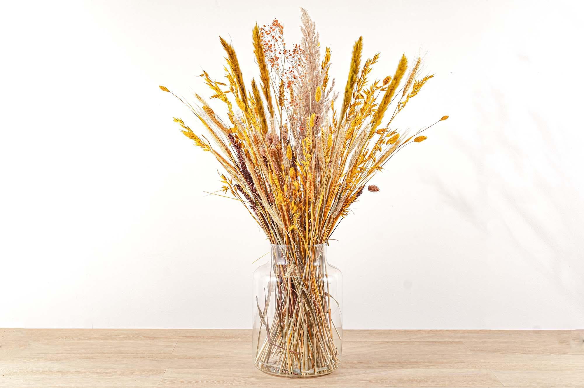 Dried flower bouquet - Yellow XL - Dry bouquet - 70 cm