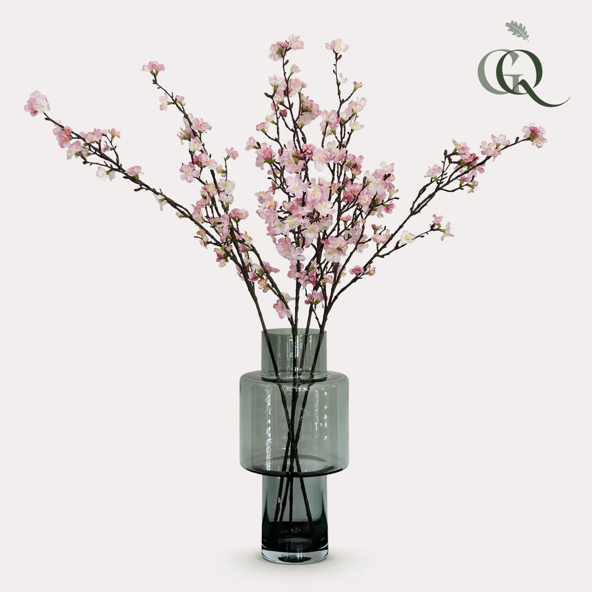 Artificial flowers Solo - x 4 - 95 cm - Japanese Cherry Blossom - Pink