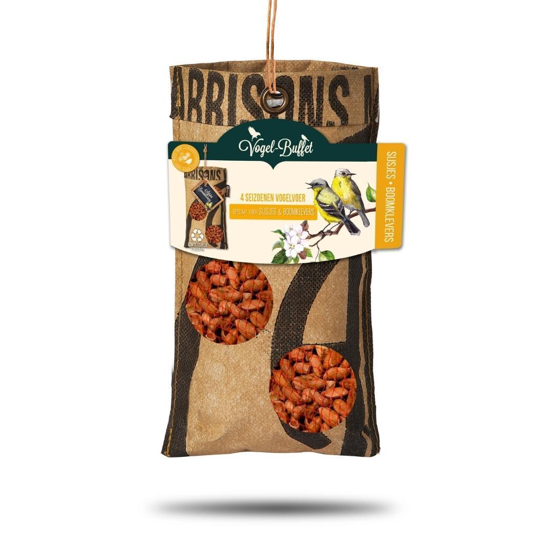 Bird buffet | Rags feeder | 300 grams - Siskins &amp; Nuthatches