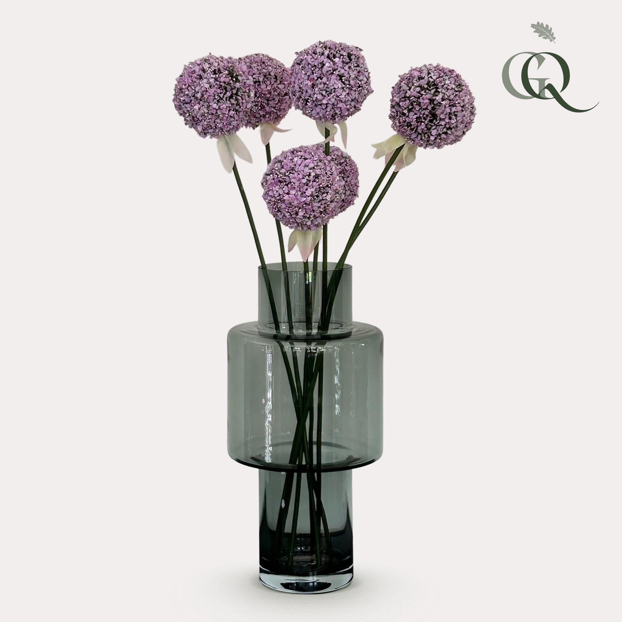 Artificial flowers Solo - x 7 - 70 cm - Allium Flower - Purple